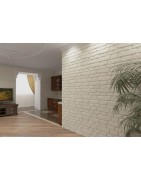 Decorative bricks and stone panels